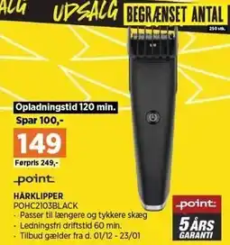 Power HÅRKLIPPER tilbud
