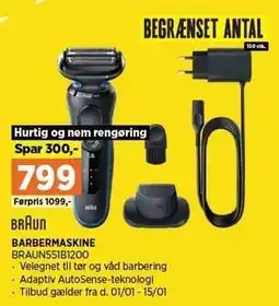 Power BARBERMASKINE tilbud