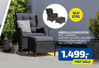 Davidsen Råbylille hvilestol tilbud
