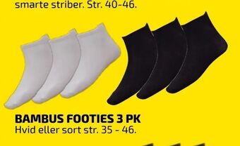 Davidsen Bambus footies 3 pk tilbud