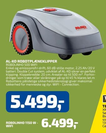 Davidsen Al-ko robotplæneklipper tilbud