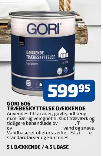 Davidsen Gori 606 træbeskyttelse dækkende tilbud