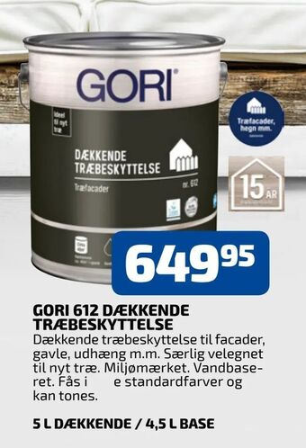 Davidsen Gori 612 dækkende træbeskyttelse tilbud