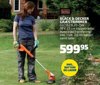 Black & decker græstrimmer