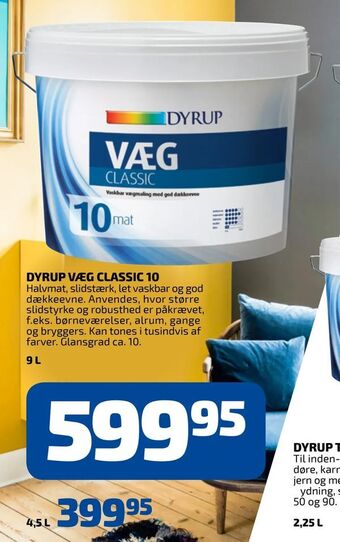 Davidsen Dyrup væg classic 10 tilbud
