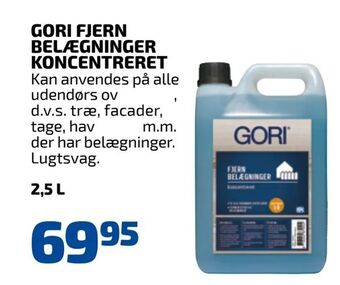 Gori fjern belægninger koncentreret