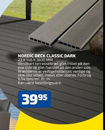 Davidsen Nordic deck classic dark tilbud