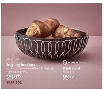 Kop & Kande Frugt- og brødkurv tilbud