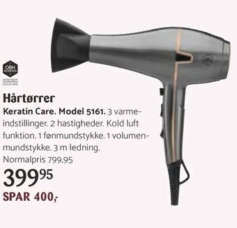 Kop & Kande Hårtørrer tilbud