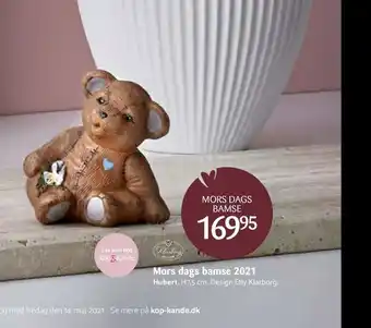Kop & Kande Mors dags bamse 2021 tilbud