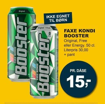 Let-Køb Faxe kondi booster tilbud