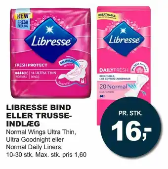 Let-Køb Libresse bind eller trusseindlæg tilbud