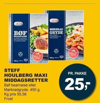 Let-Køb Steff houlberg maxi middagsretter tilbud
