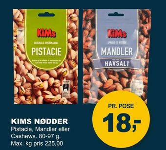 Let-Køb Kims nødder tilbud