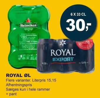 Let-Køb Royal øl tilbud