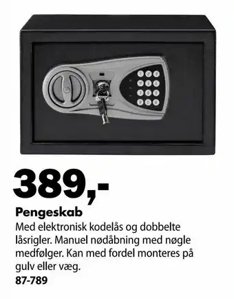 Pengeskab