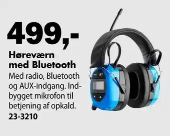 Biltema Høreværn med Bluetooth tilbud