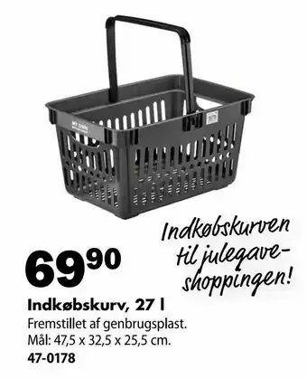 Indkøbskurv 27 l
