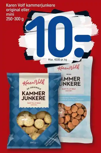 REMA 1000 Karen Volf kammerjunkere original eller mini tilbud
