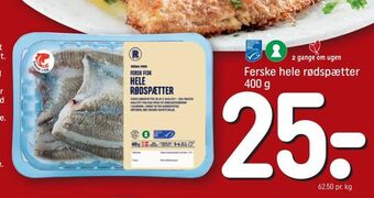 REMA 1000 Ferske hele rødspætter tilbud