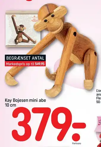 REMA 1000 Kay Bojesen mini abe 10 cm tilbud