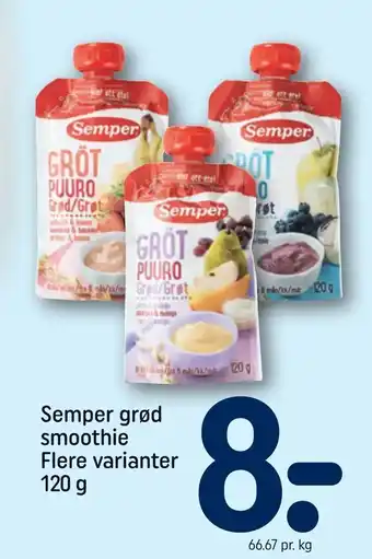 REMA 1000 Semper grød smoothie tilbud