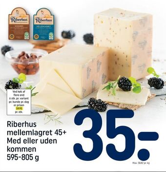 REMA 1000 Riberhus mellemlagret 45+ Med eller uden kommen tilbud