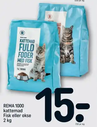 REMA 1000 REMA 1000 kattemad Fisk eller okse tilbud