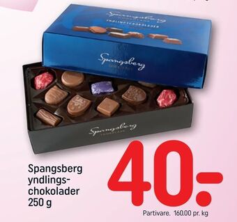 REMA 1000 Spangsberg yndlingschokolader tilbud