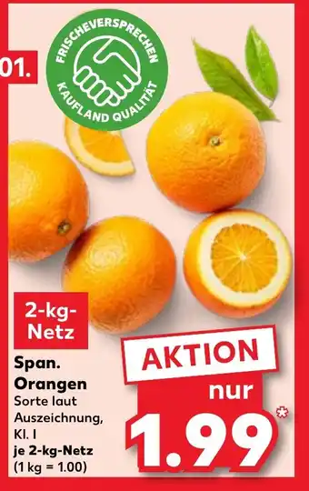 Kaufland Span. Orangen tilbud