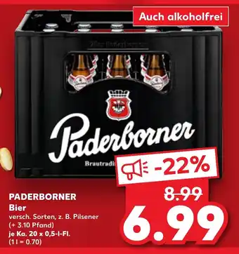 Kaufland PADERBORNER Bier tilbud