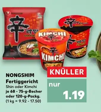 Kaufland NONGSHIM Fertiggericht tilbud