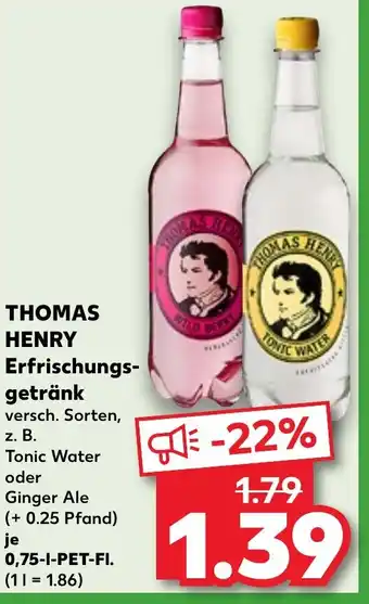 Kaufland THOMAS HENRY Erfrischungs- getränk tilbud