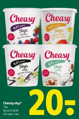 Coop 365 Cheasy skyr tilbud