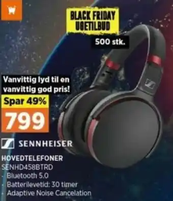 Power Hovedtelefoner SENHD458TRD tilbud