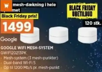 Power Google Wifi Mesh-System GWIFI20213PK tilbud