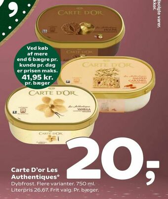 Coop 365 Carte D'or Les Authentiques tilbud