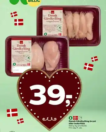 Coop 365 Dansk Gårdkylling bryst eller inderfilet tilbud