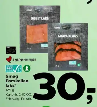 Coop 365 Smag Forskellen laks tilbud