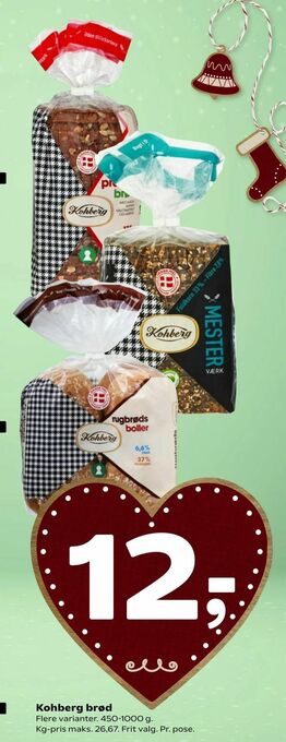 Coop 365 Kohberg brød tilbud
