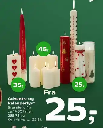 Advents- og kalenderlys