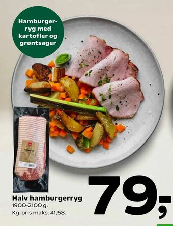 Coop 365 Halv hamburgerryg tilbud
