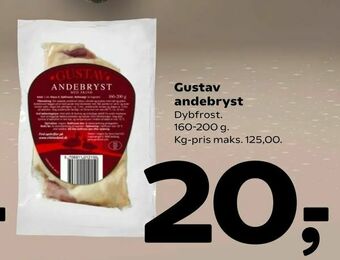 Coop 365 Gustav andebryst tilbud
