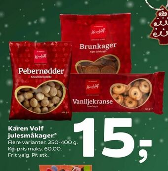 Karen Volf julesmåkager
