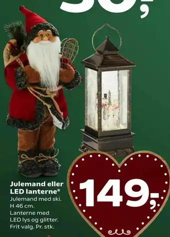 Julemand eller LED lanterne