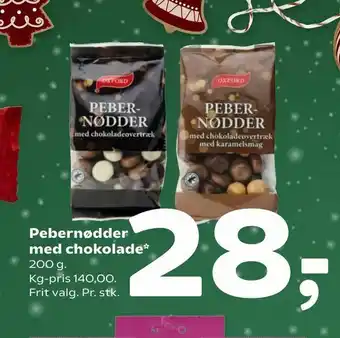 Coop 365 Pebernødder med chokolade tilbud