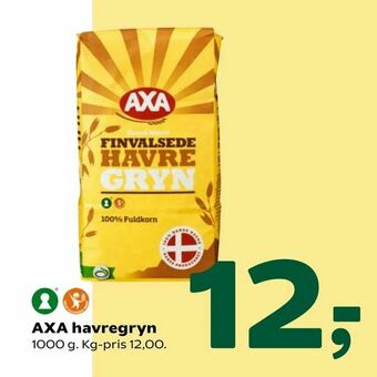 Coop 365 AXA havregryn tilbud