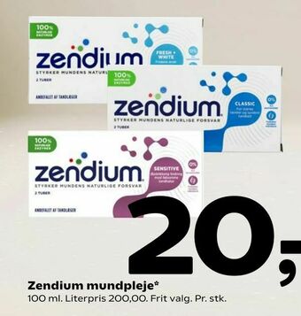 Coop 365 Zendium mundpleje tilbud
