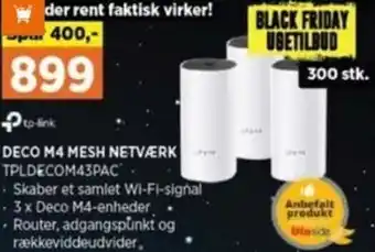 Power Deco M4 Mesh Netværk TPLDECOM43PAC tilbud