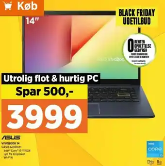 Power Asus VivoBook 14 R438EAEB803T tilbud
